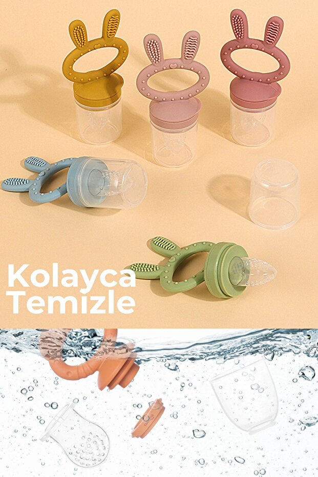 Püre Emzik ve Diş Kaşıyıcı 🐰