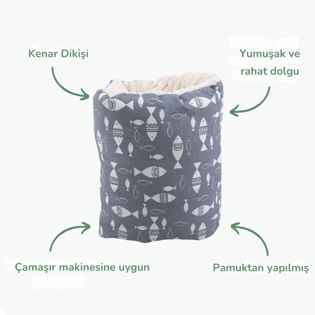 Ağrısız Emzirme ve Biberon Deneyimi İçin Taşına bilir Destek Yastığı (Yıkanabilir, Ergonomik)